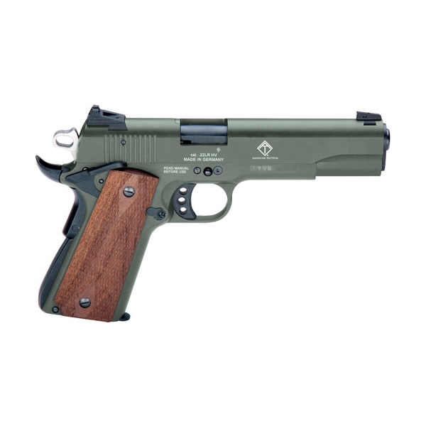 German Sport 1911 .22lr - 5" Od Green/faux Wood 10rd