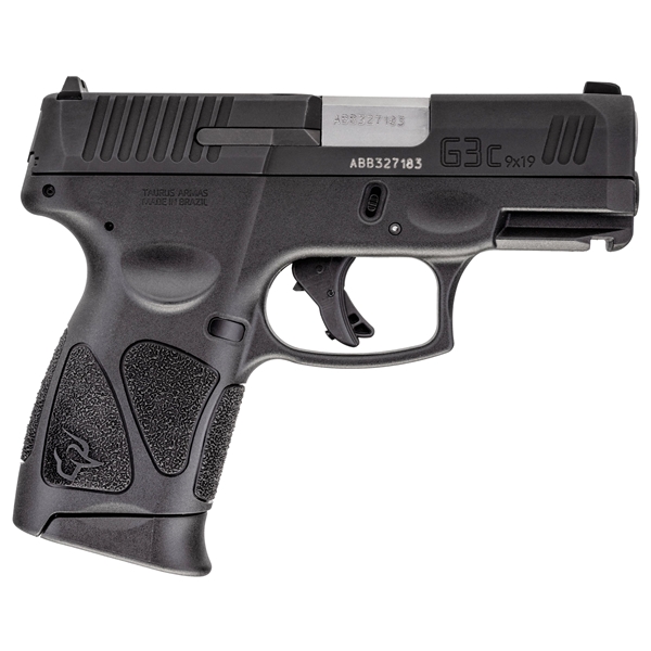 Taurus G3c 9mm Bk/bk 3.2" 10+1 2 Mags