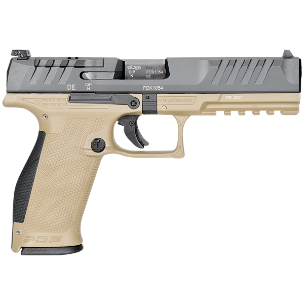 Wal Pdp Fs 9mm 5" 18rd Tan Optic Rdy