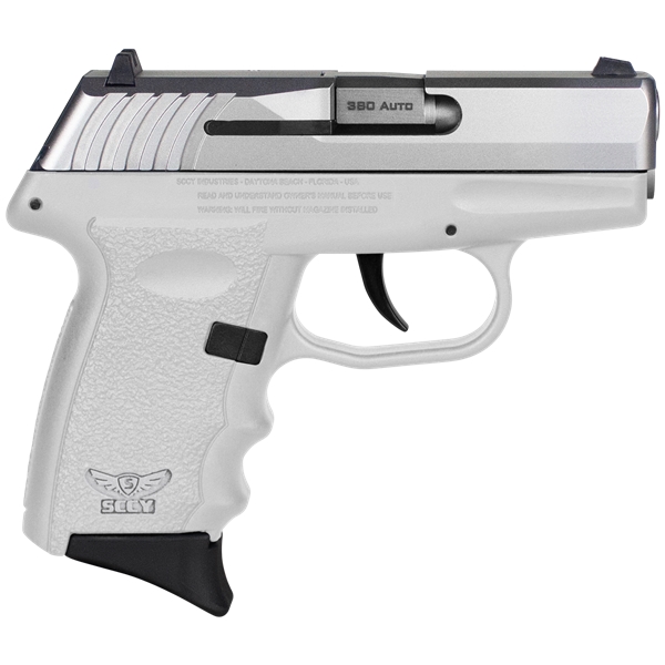 Sccy Industries Cpx-3, Sccy Cpx-3ttwt   380 Tt Slide Wht Grip  No Sfe 10r