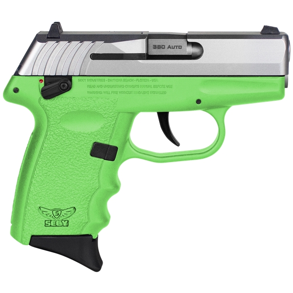 Sccy Industries Cpx-4, Sccy Cpx-4ttlg       380 Tt Slide Lime Grp Sft 10r