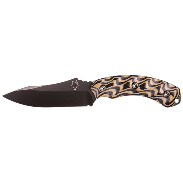 Diamondback Knifeworks Jackal, Sgrin  Sg05070206-01 Jackl Blk-blktn Hndl Blk Shth