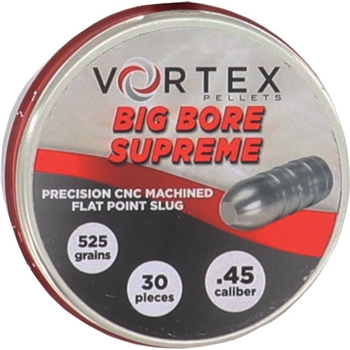 Hatsan Vortex Big Bore Supreme - .45 525gr Fp 30 Per Tin