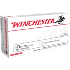 Winchester Usa 10mm Auto - 180gr Fmj 50rd 10bx/cs