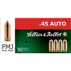 S&b 45 Acp 230gr Fmj-rn - 50rd 20bx/cs