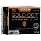 Speer Gold Dot 45 Acp - 230gr Gdhp 20rd 10bx/cs