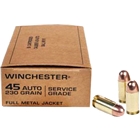 Winchester Service Grade 45acp - 50rd 10bx/cs 230gr Fmj-rn