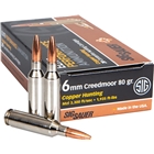 Sig 6mm Cm 80gr Elite - 20rd 10bx/cs Copper Hunting