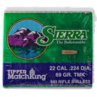 Sierra Tipped Matchking, Sierra 7169c .224  69 Tipped Mk                500