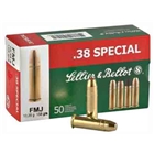 S&b 38 Special 158gr Fmj Rn - 50rd 20bx/cs