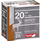 Aguila Shotshell 20ga 2buck - 25rd 10bx/cs