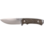 Woox Knife Rock 62 Fixed Blade - 4.25" Grey Micarta Engraved!