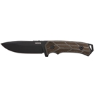 Woox Knife Rock 62 Fixed Blade - 4.25" Black Micarta Engraved!