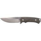 Woox Knife Rock 62 Fixed Blade - 4.25" Grey Micarta Plain Hndl!