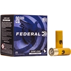 Federal Game Load 20ga 2.75" - 1 Oz #7.5 250rd Case Lot