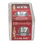 Hornady 17hmr 15.5gr Ntx - 50rd 40bx/cs