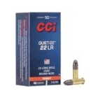 CCI Quiet-22 Rimfire Ammunition .22 LR 40 gr LRN 710 fps 50/ct