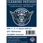 Freedom Fluid cleaning patches 1", 2", 3" (Qty. 750)