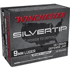 Winchester Silvertip 9mm Luger - 20rd 10bx/cs 147gr Hp