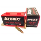 Atomic 308win Match 168gr Bthp - 50rd 10bx/cs