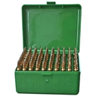 Mtm Ammo Box Medium Rifle - 100-rounds Flip Top Style Grn