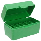 Mtm Ammo Box .22/6mm Ppc & Br - 50-rounds Flip Top Style Green