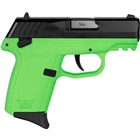 Sccy Cpx1-cb Pistol Gen 3 9mm - 10rd Black/lime W/safety