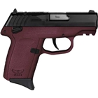 Sccy Cpx1-cb Pistol Gen 3 9mm - 10rd Black/crimson W/sfty Rdr