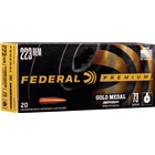 Federal Gold Medal 223rem 73gr - 20rd 10bx/cs Berger Hybrd Bthp