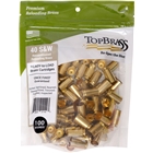 Top Brass Once Fired Unprimed - Brass .40sw 100ct Pouch