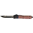 Templar Knife Slim Otf Betsy - Ross Flag 3.1" Black Drop Pnt