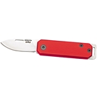 Bear & Son Slip Joint Folder - 1.5" Red/ss Aluminum Handle