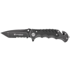 S&w Knife Border Guard 3.5" - Blade W/strap Cutter/gls Brekr