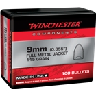 Winchester Ammo Centerfire Handgun, Win Wb9mc115x  Bul 9mm   115 Fmjfb       100/10