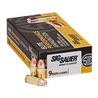 Sig 9mm Luger 124gr Fmj - 50rd 20bx/cs