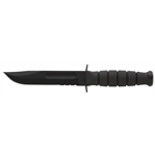 Ka-bar Short Ka-bar - 5.25" Serr W/plastic Sheath