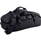 Red Rock Traveler Duffle Bag - Backpack Or Luggage Black