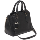 Bulldog Concealed Carry Purse - Satchel Black W/black Trim