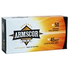 Armscor 45acp 230gr Fmj - 50rd 20bx/cs Made In Usa