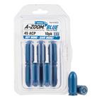 A-zoom Pistol Training Rounds, Azoom 15315 Blue Snap Caps 45acp 10pk