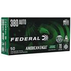 Federal American Eagle, Fed Ae380lf1     380        70 Ldfr Rng      50/10