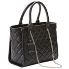 Bulldog Concealed Carry Purse - Quilted Tote Style Black