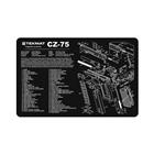 Tekmat Armorers Bench Mat - 11"x17" Cz-75 Pistol