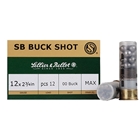 Sellier & Bellot Shotgun, S&b Sb12bsf  12ga 2.75  1b 12pel            25/10