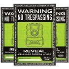 Tactacam Reveal No Trespassing - Sign 3pk